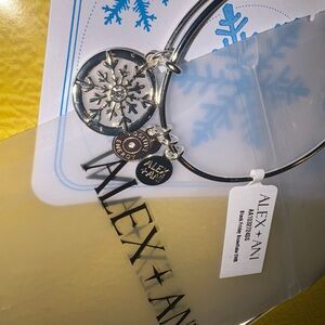 Alex and Ani Snowflake Bangle